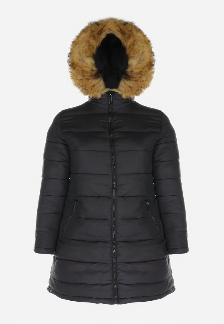 h&s Geacă Parka Neagră Reversibilă Sikave