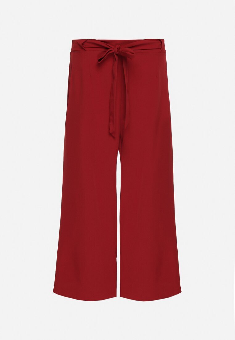 h&s Pantaloni Bordo Largi cu cordon în talie Paper Bag Tisallas