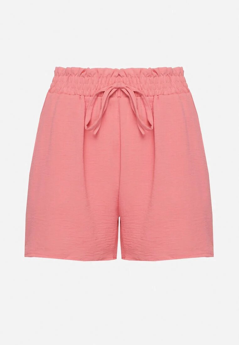h&s Pantaloni scurți rozalii cu croială lejeră tip Bermude cu elastic în talie și talie înaltă Nitanea