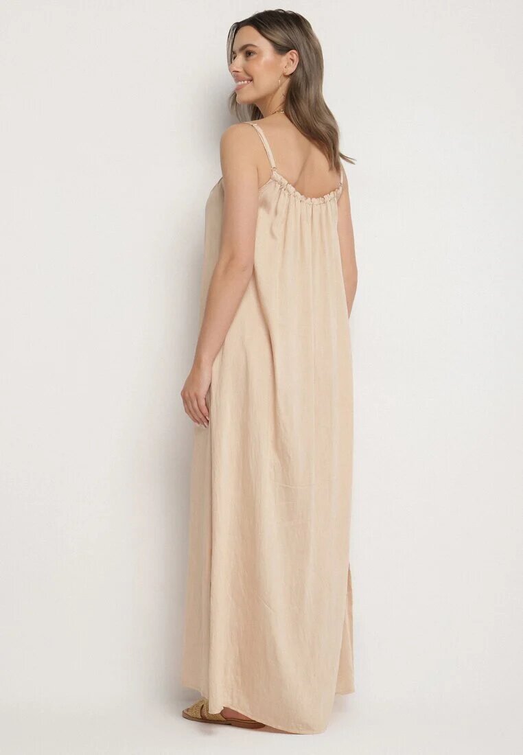 h&s Rochie bej cloș cu bust elastic Revielle