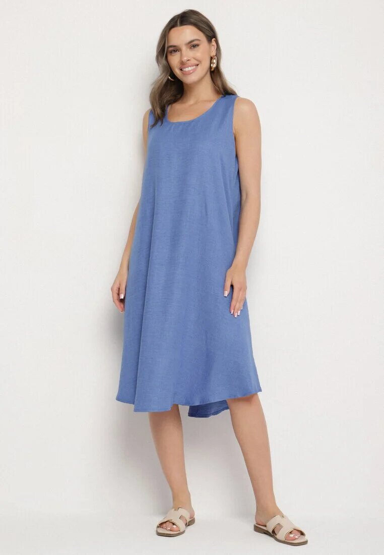 h&s Rochie Cloche Clasică Albastră Lunetira