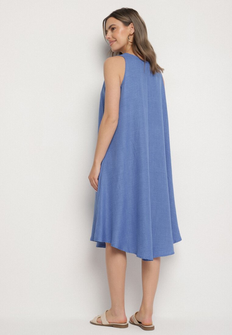 h&s Rochie Cloche Clasică Albastră Lunetira