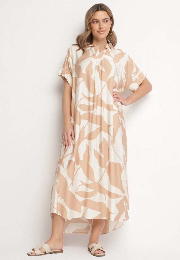 h&s Rochie Maro Cloche cu Bumbac cu Imprimeu Abstract Telanisa
