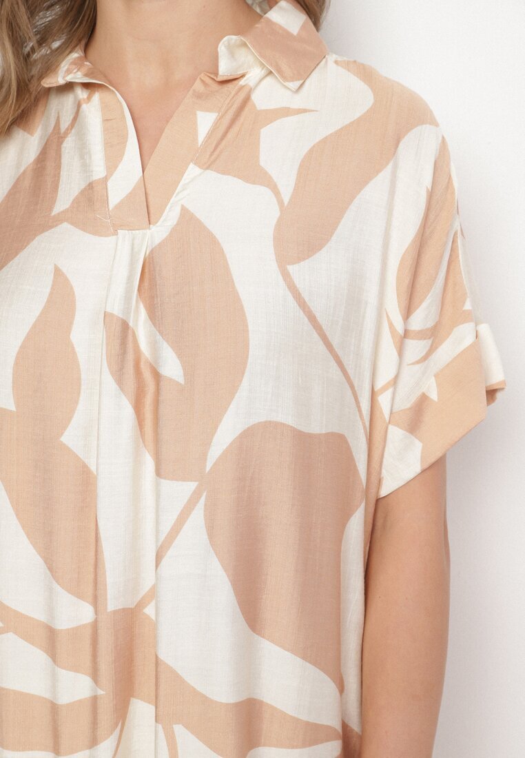 h&s Rochie Maro Cloche cu Bumbac cu Imprimeu Abstract Telanisa
