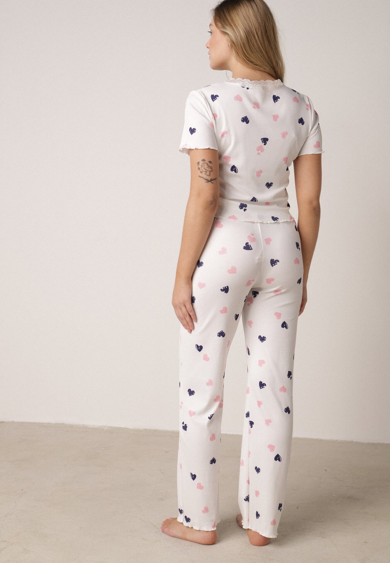 han Compleu pijama Alb