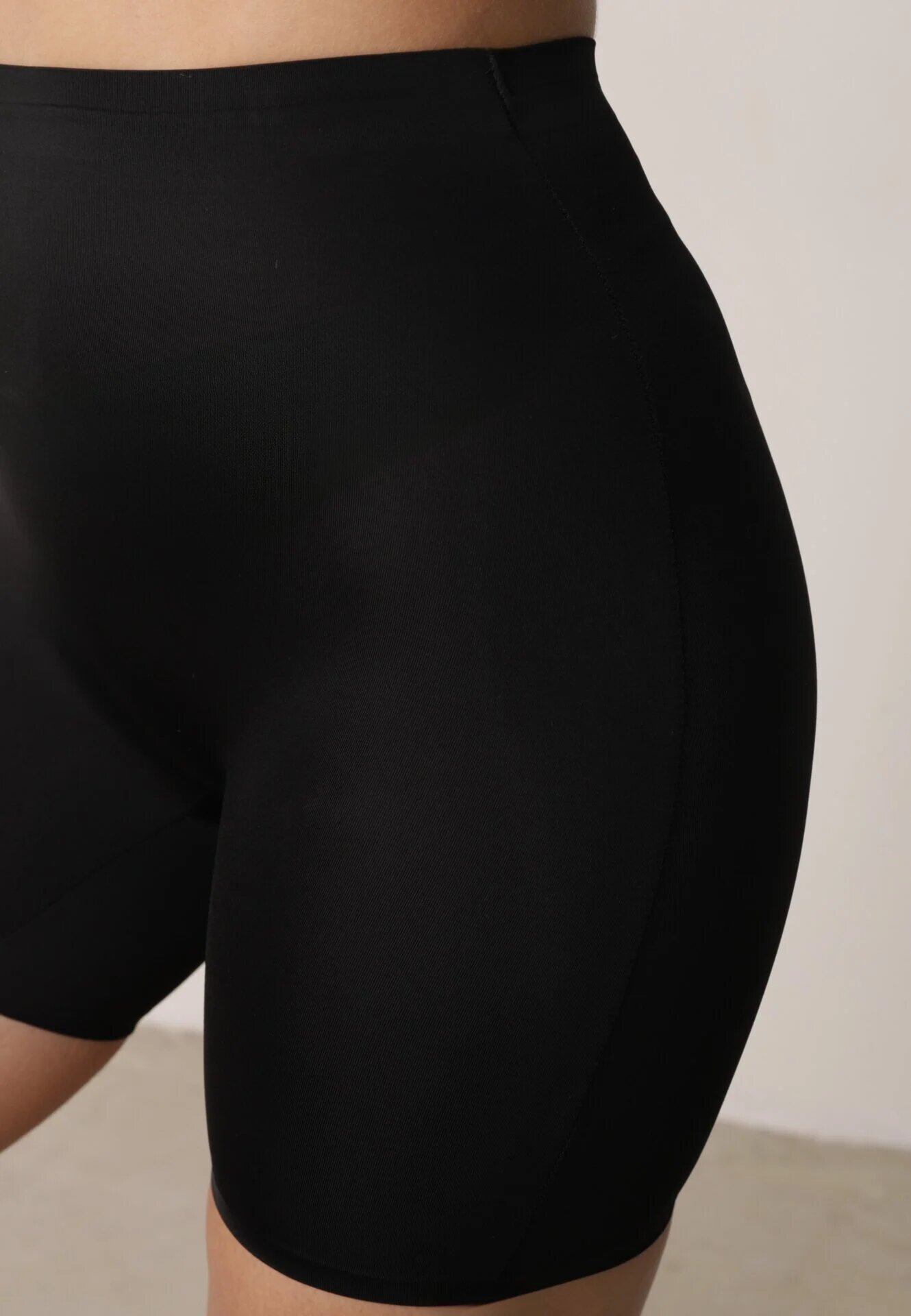han Lenjerie fără cusături scurt modelator cu talie înaltă Lestte Neagră