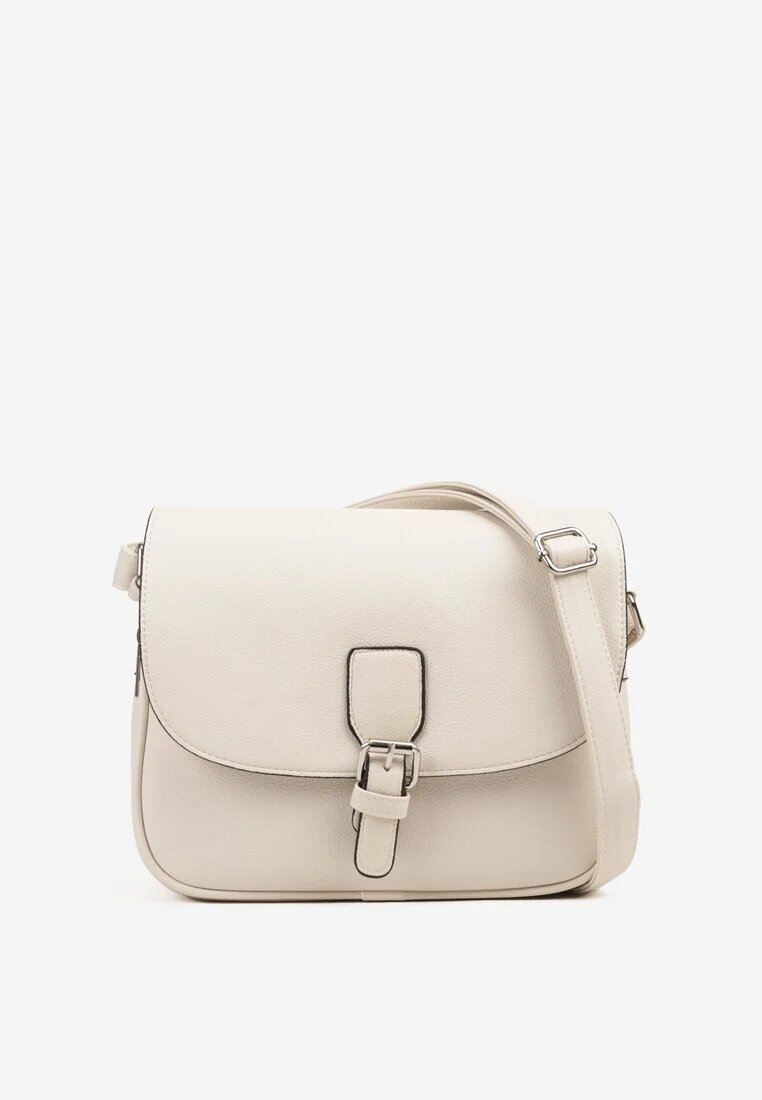hangfan Geantă crossbody Bej Cu două compartimente cu Clapă Decorativă Delluria