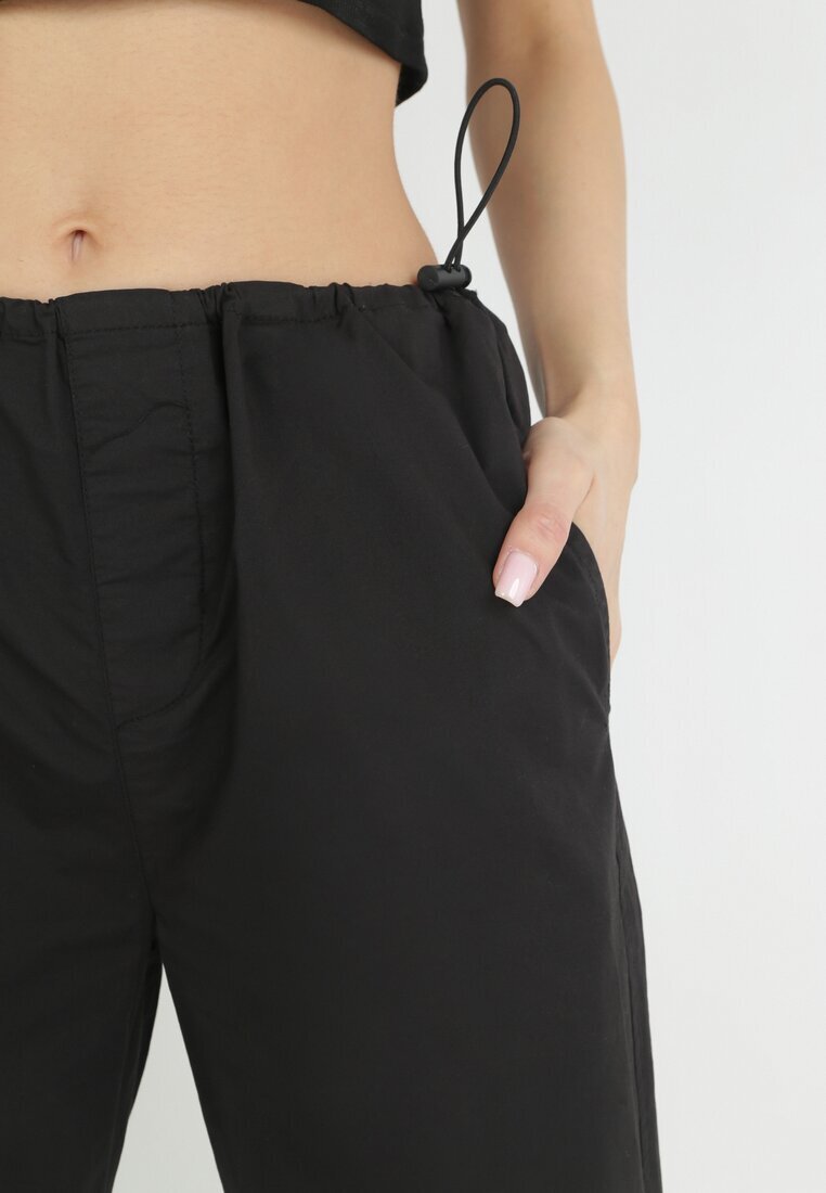 hello miss Pantaloni Negri Tip parașută cu Stopper Wakely