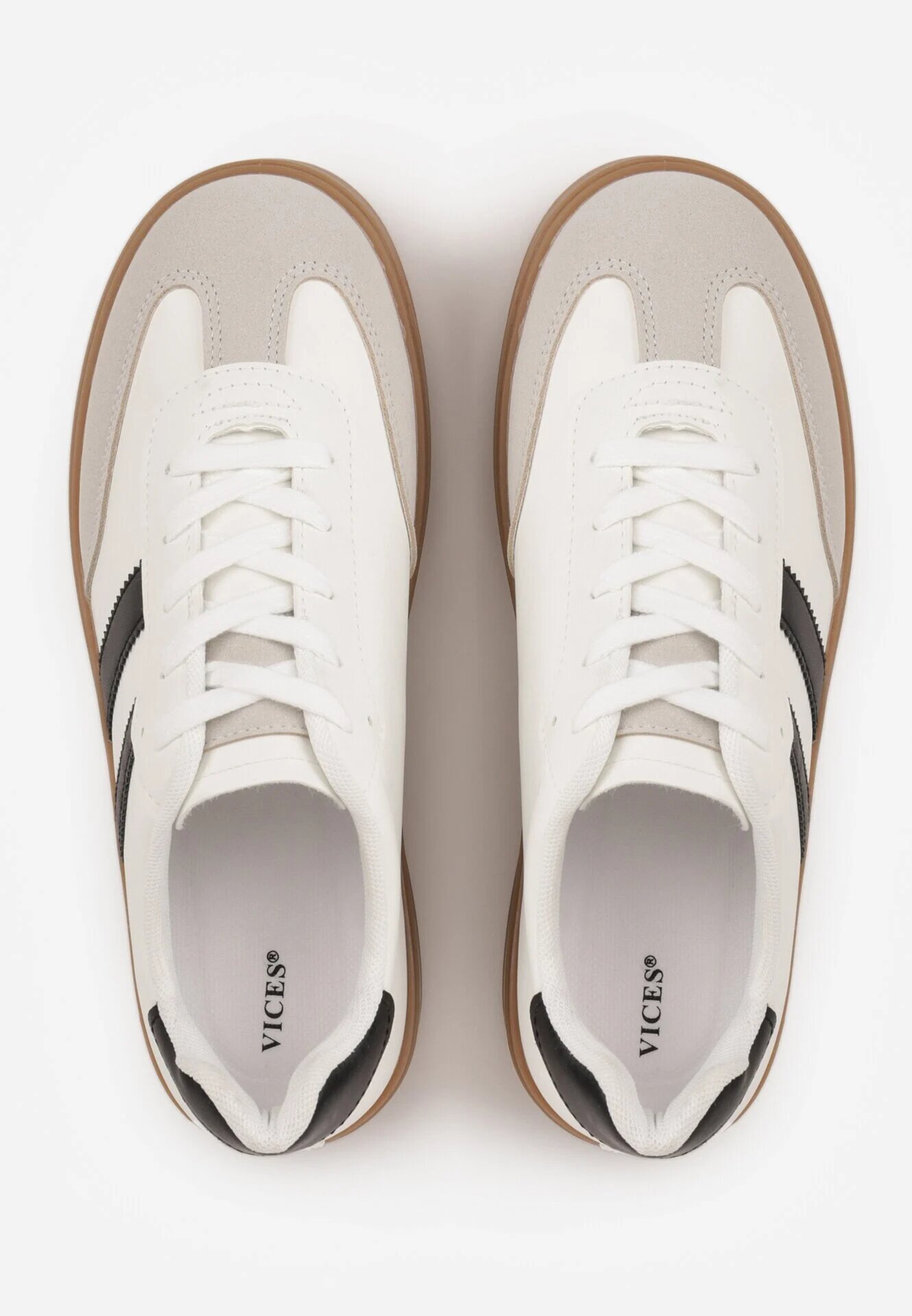 ideal Adidași Alb-Negru stil Tenis cu Model Geometric Avelresil