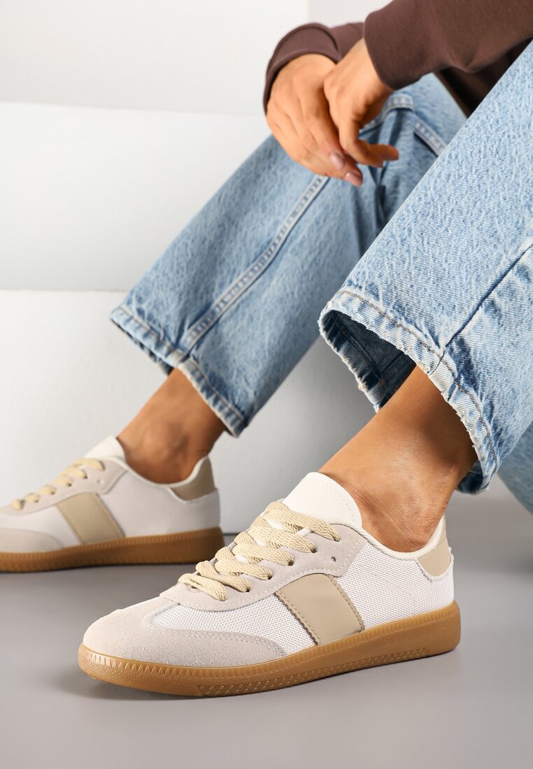 ideal Adidași Bej Retro în stil clasic de tenis Tanonea