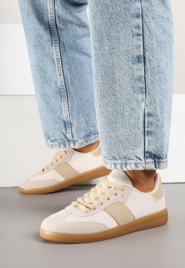ideal Adidași Bej Retro în stil clasic de tenis Tanonea