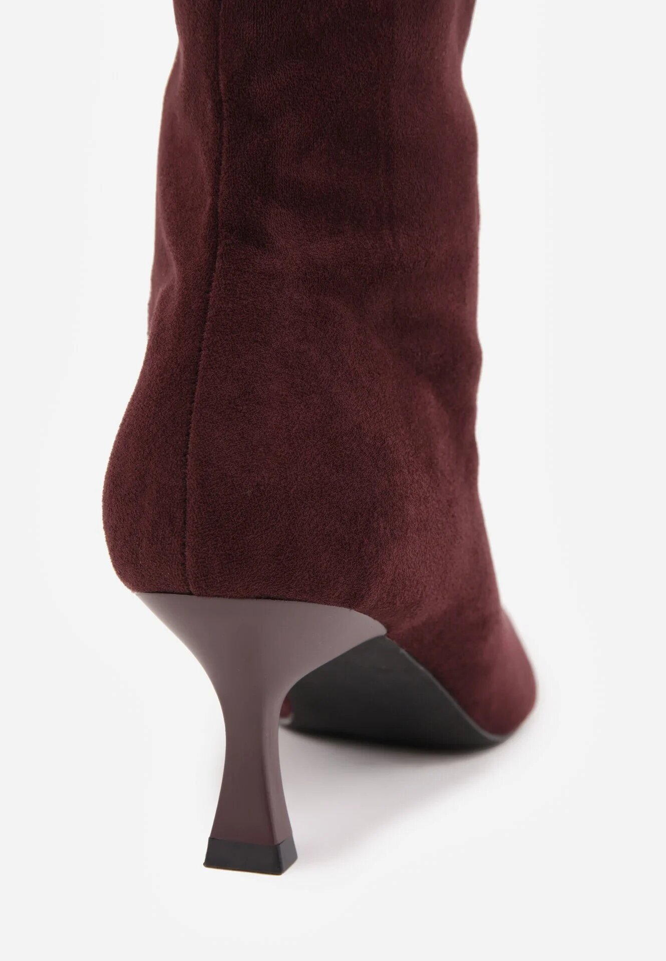 ideal Asortate Minimaliste Botine pe toc kitten Siwira Bordo - Pled