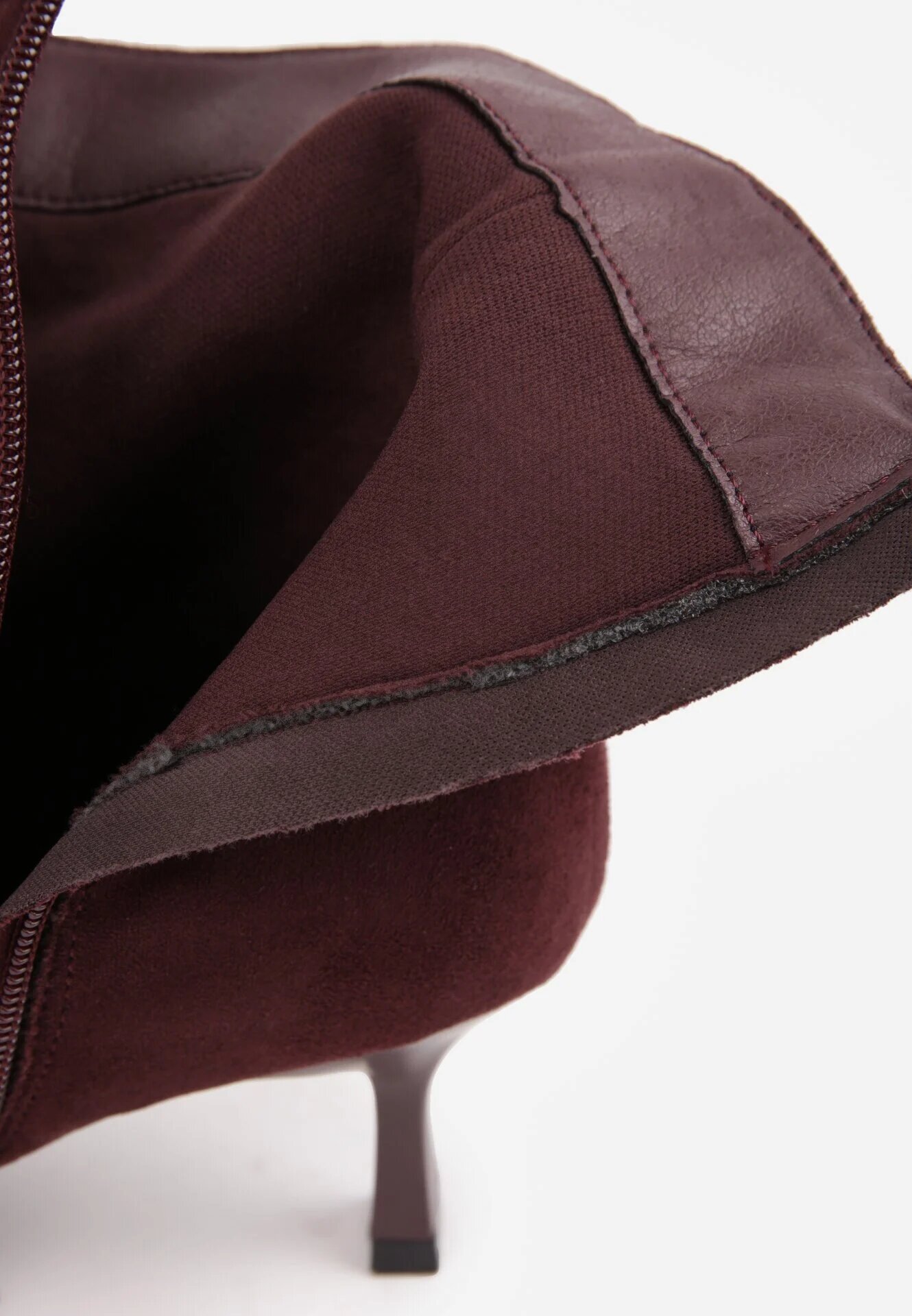 ideal Asortate Minimaliste Botine pe toc kitten Siwira Bordo - Pled