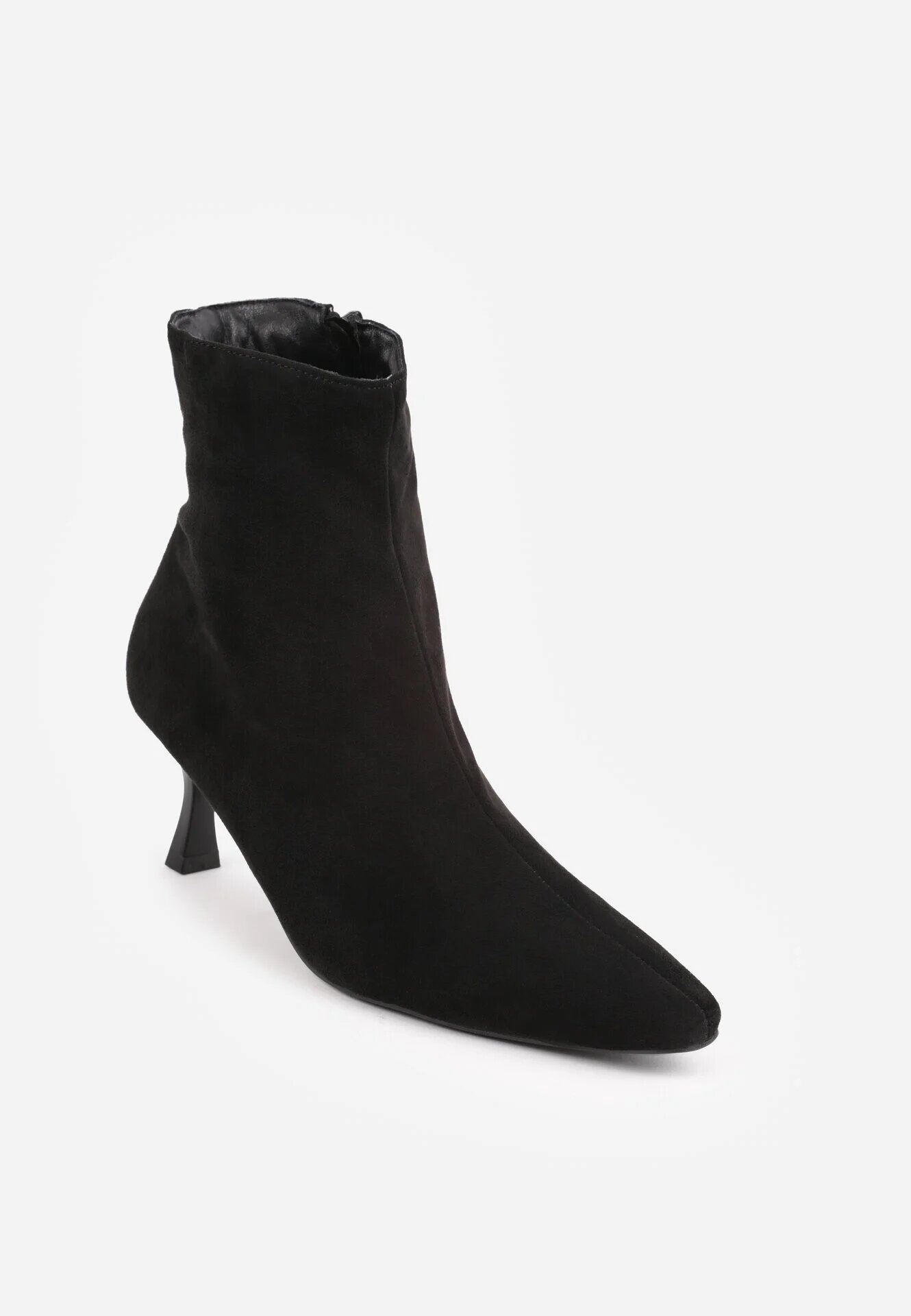 ideal Asortate Minimaliste Botine pe toc kitten Siwira Negre - Pled