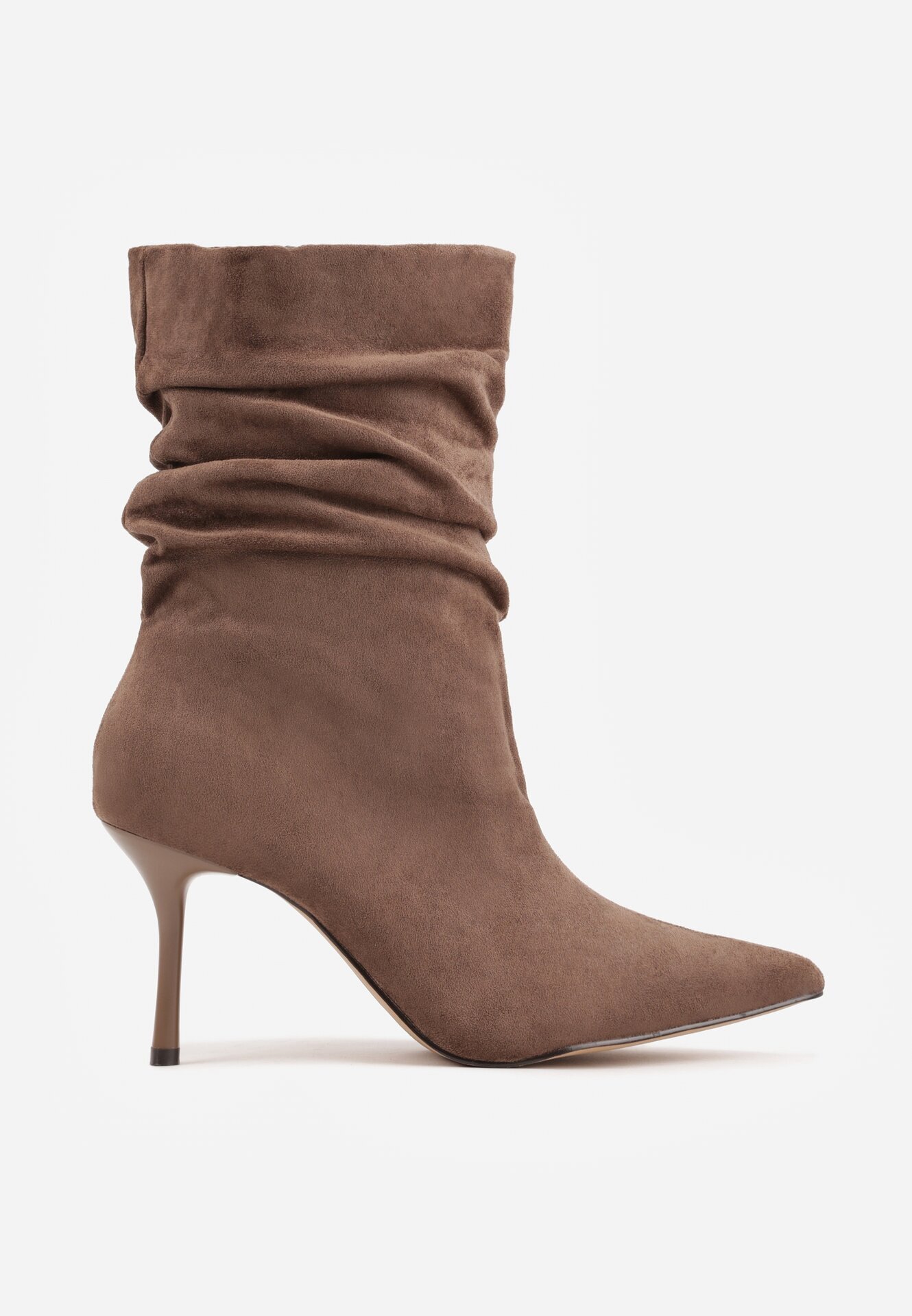 ideal Botine Bej Bej închis