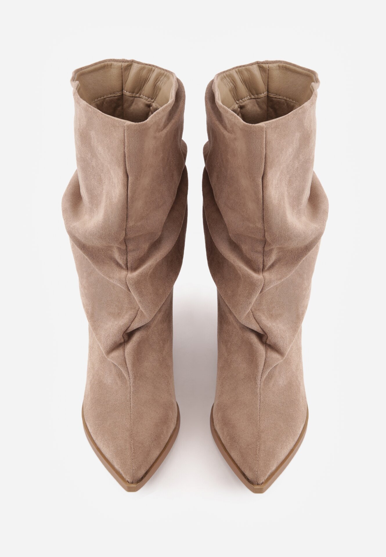 ideal Botine Bej închis