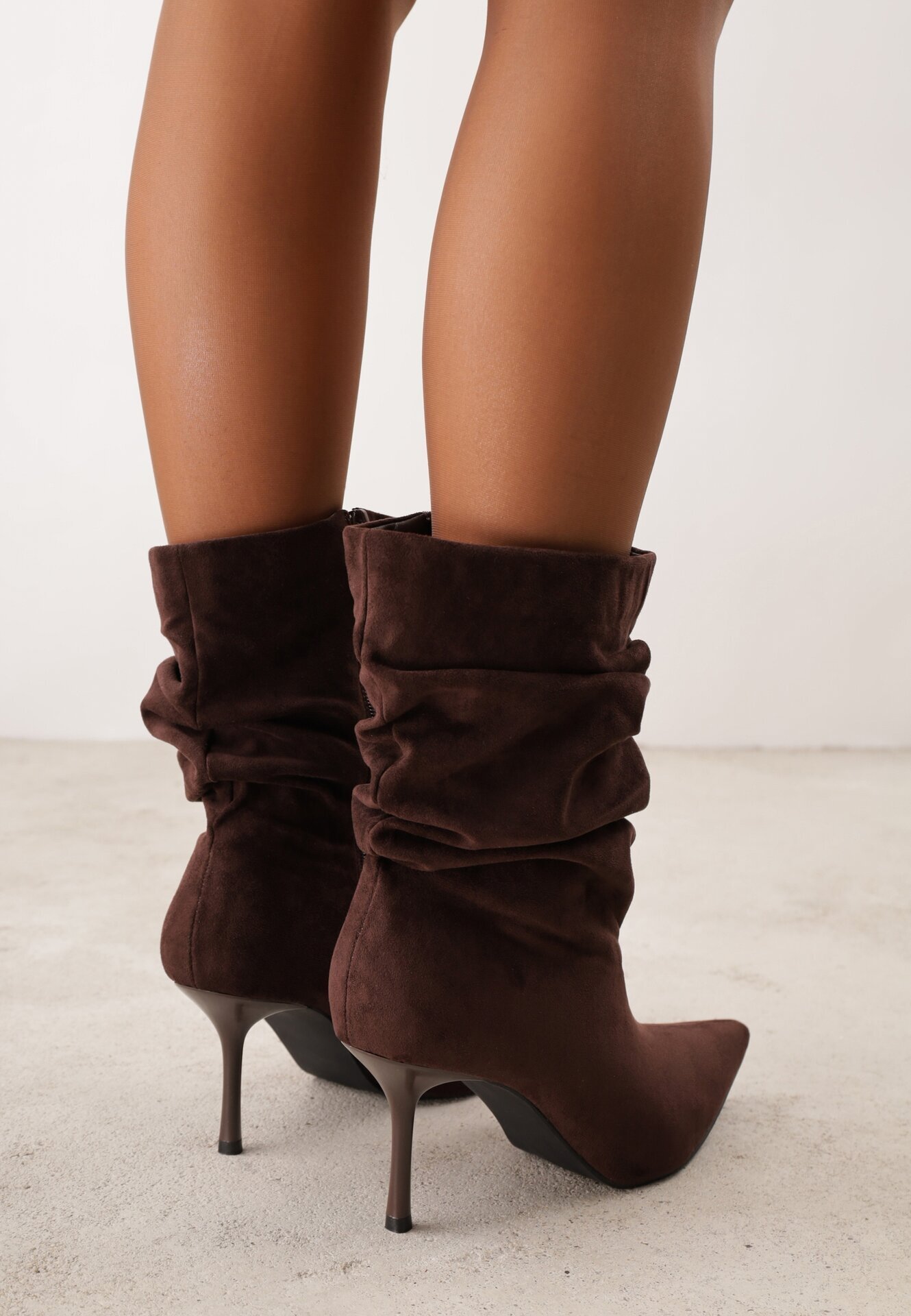 ideal Botine Bej Maro
