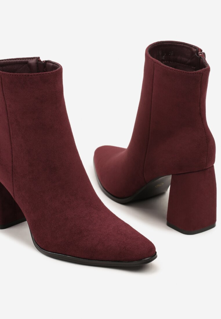 ideal Botine Bordo