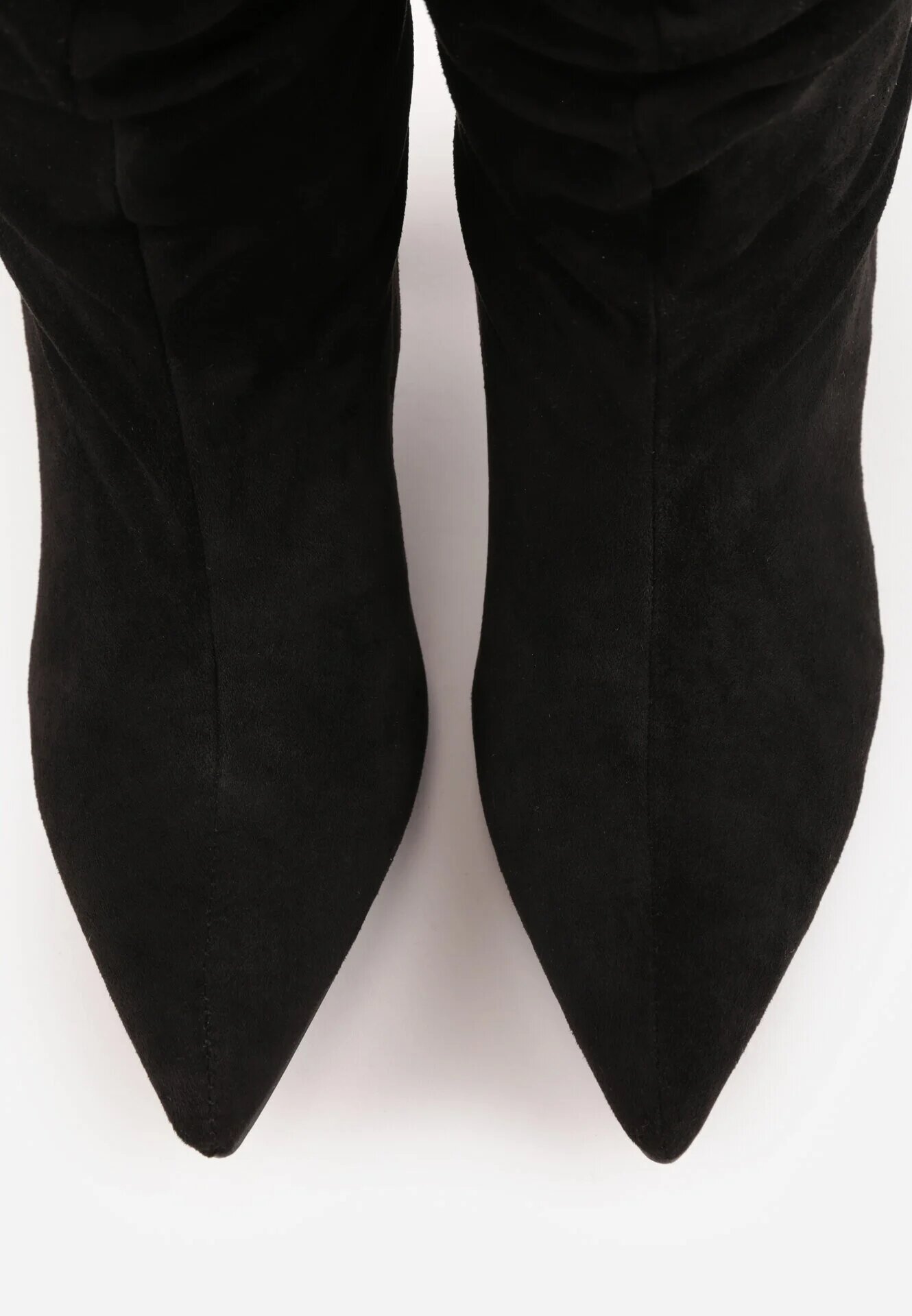 ideal Botine drapate pe toc geometric Carisma Negre