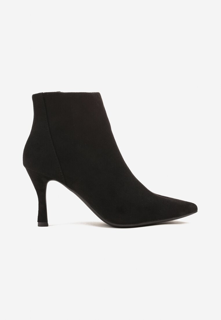 ideal Botine Negre Clasice cu toc cui Latenna