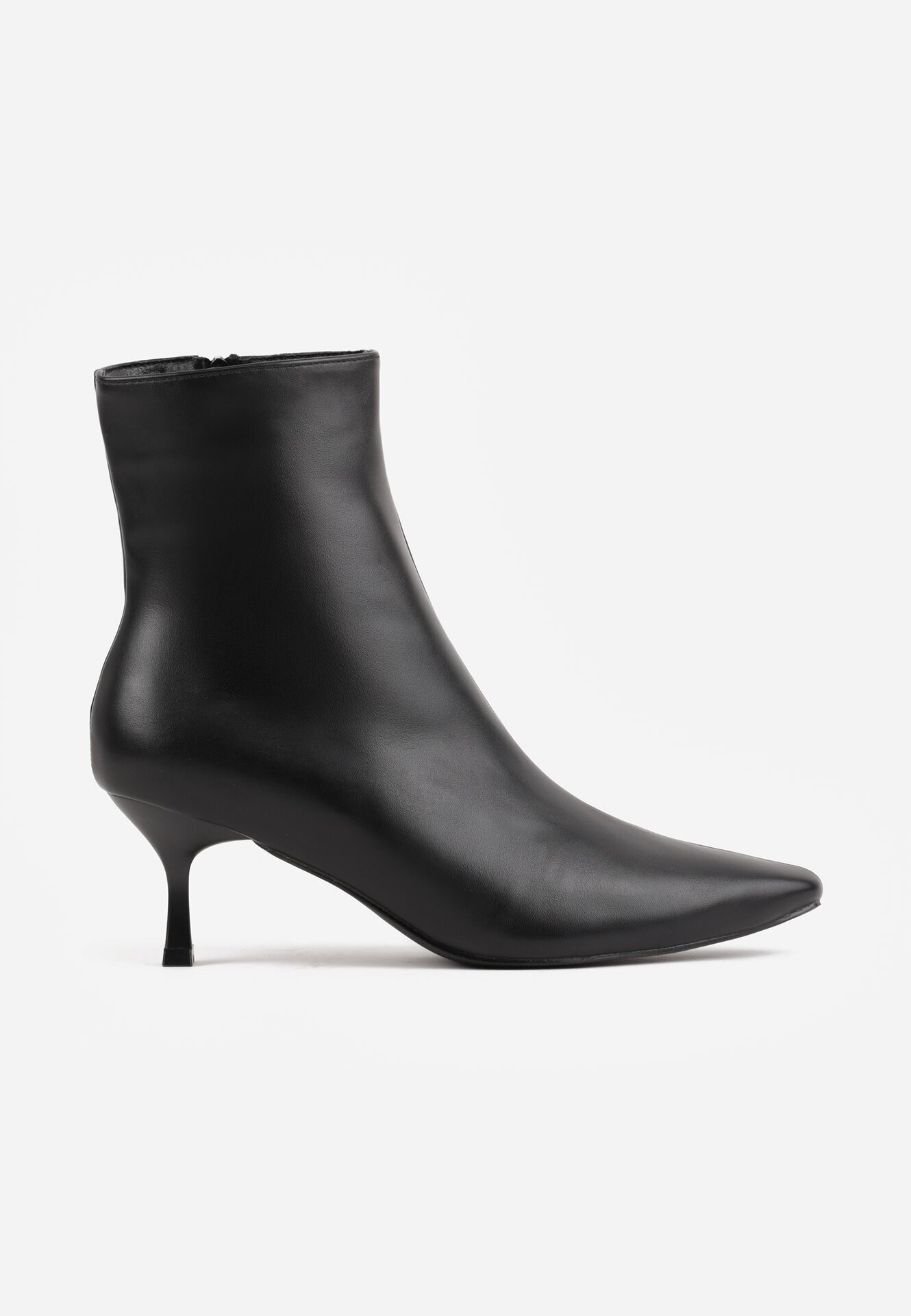 ideal Botine Petariva cu toc stiletto tip clepsidră Negre