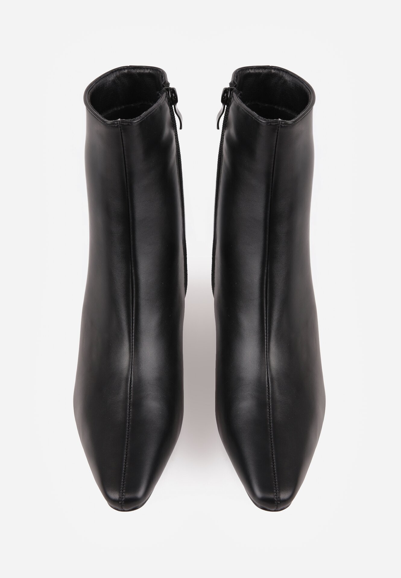 ideal Botine Petariva cu toc stiletto tip clepsidră Negre