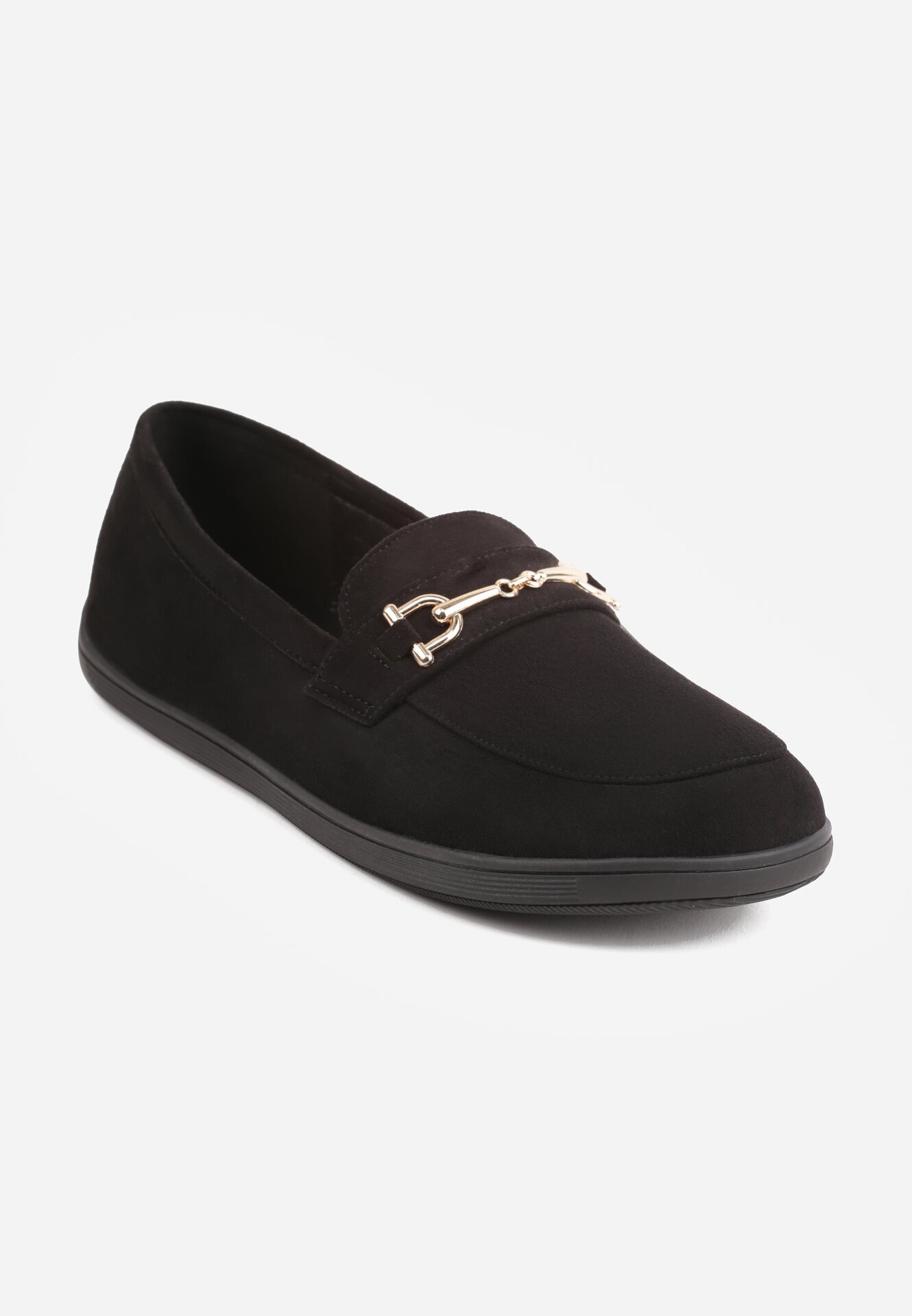 ideal Mocasini barefoot cu cataramă decorativă și branț moale Saied Maro Negri
