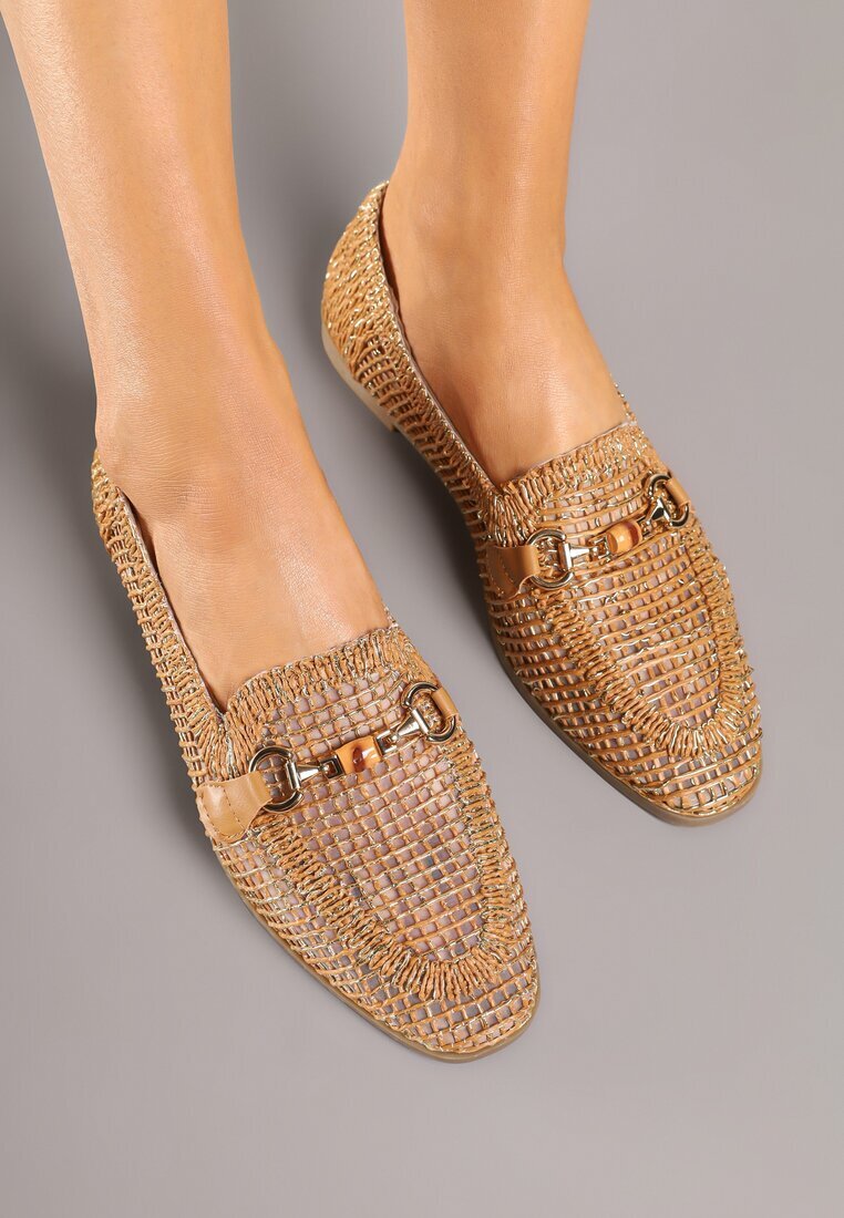 ideal Mocasini Maro Loafers cu Partea Superioară Ajourată Kolarila