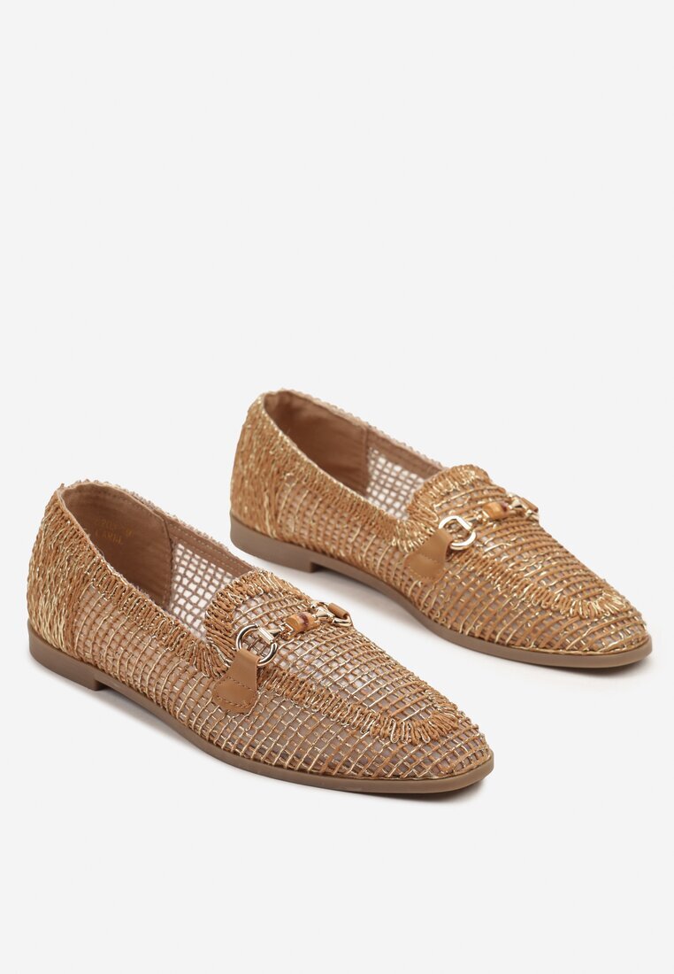 ideal Mocasini Maro Loafers cu Partea Superioară Ajourată Kolarila