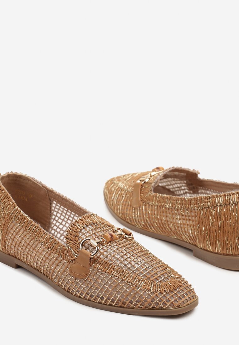 ideal Mocasini Maro Loafers cu Partea Superioară Ajourată Kolarila