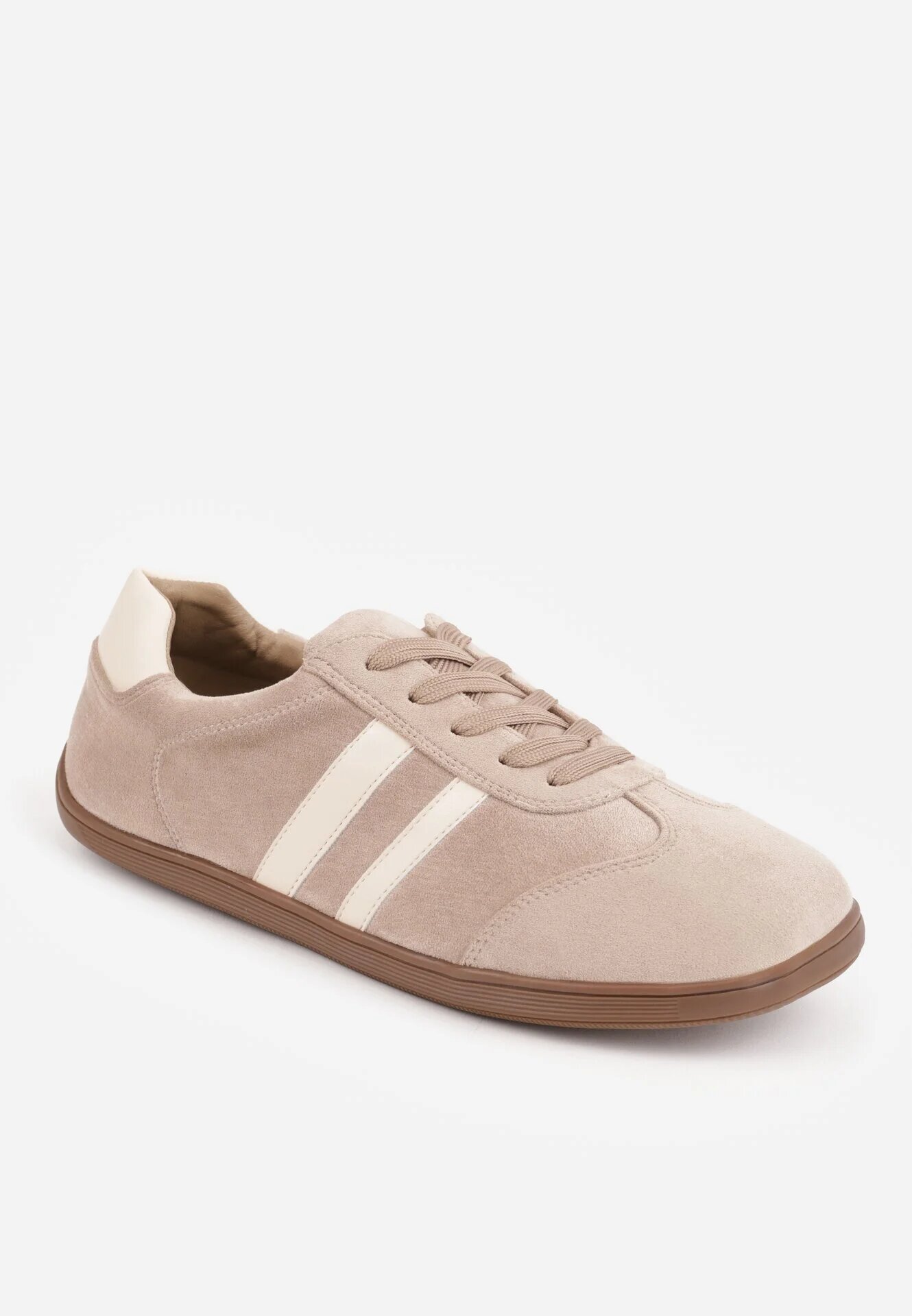 ideal Sneakers Casual tip barefoot din imitație de piele întoarsă Makka Bej închis