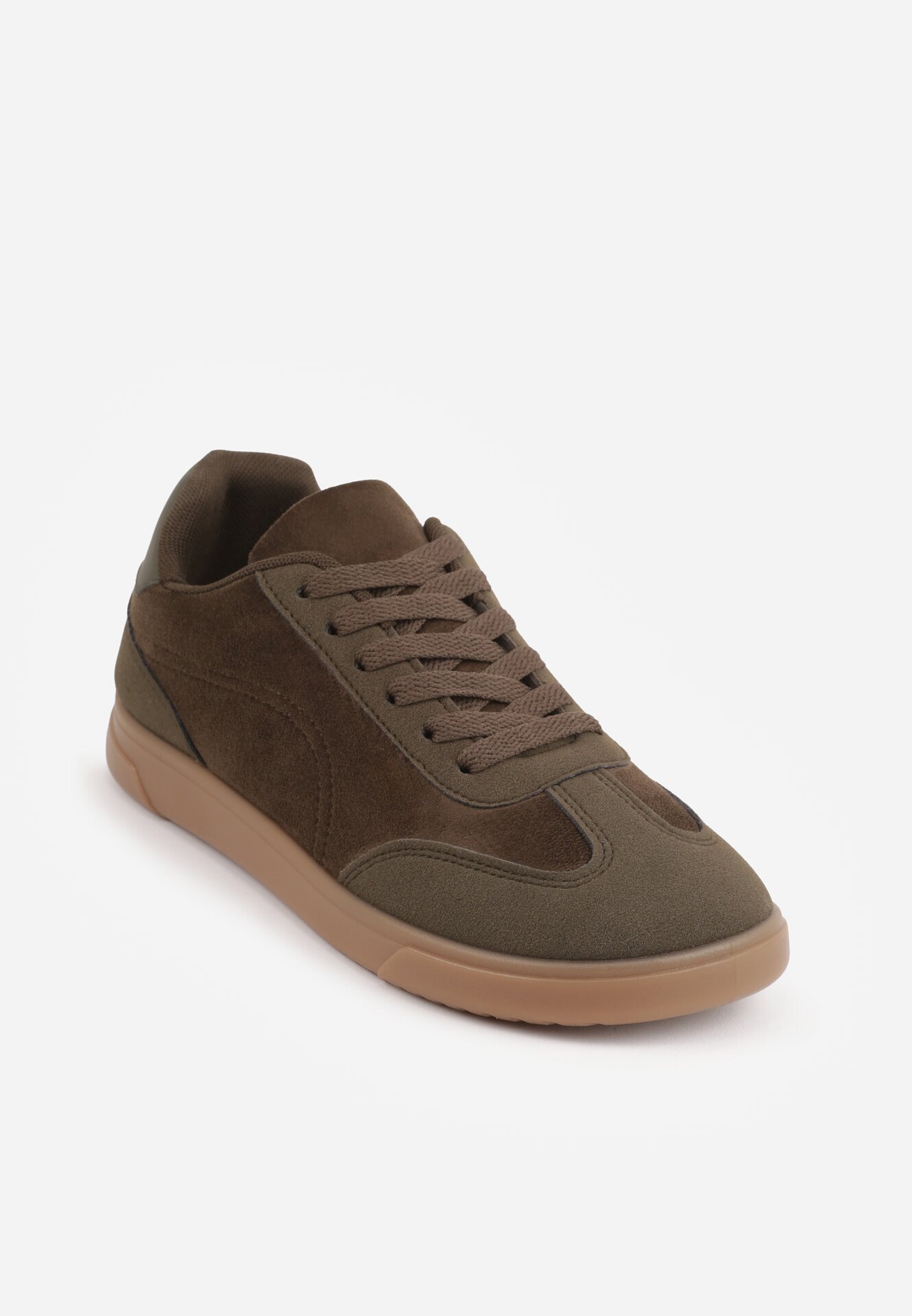 ideal Sneakers cu talpă de cauciuc și vârf larg Arlenia Verzi