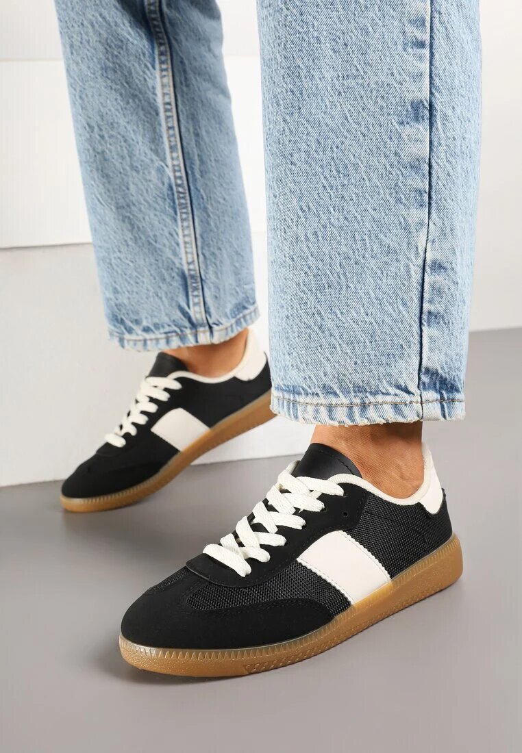 ideal Sneakers negri Retro în stil de pantofi clasici de tenis Tanonea