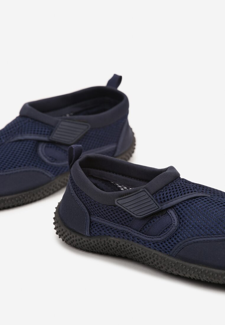  Încălțăminte sport Bleumarin Slip-on Plat pentru Apă cu perforații Rivanema