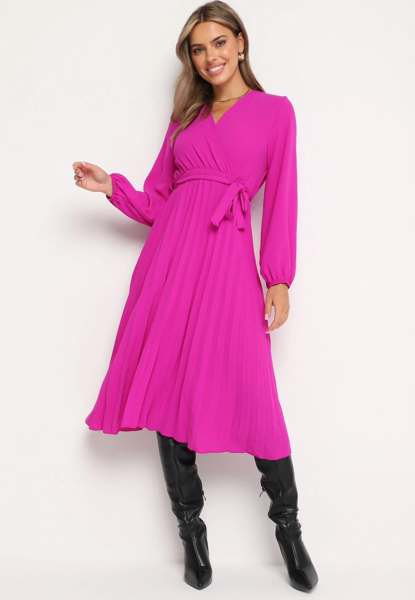 j studio Rochie Fucsia Mesyre