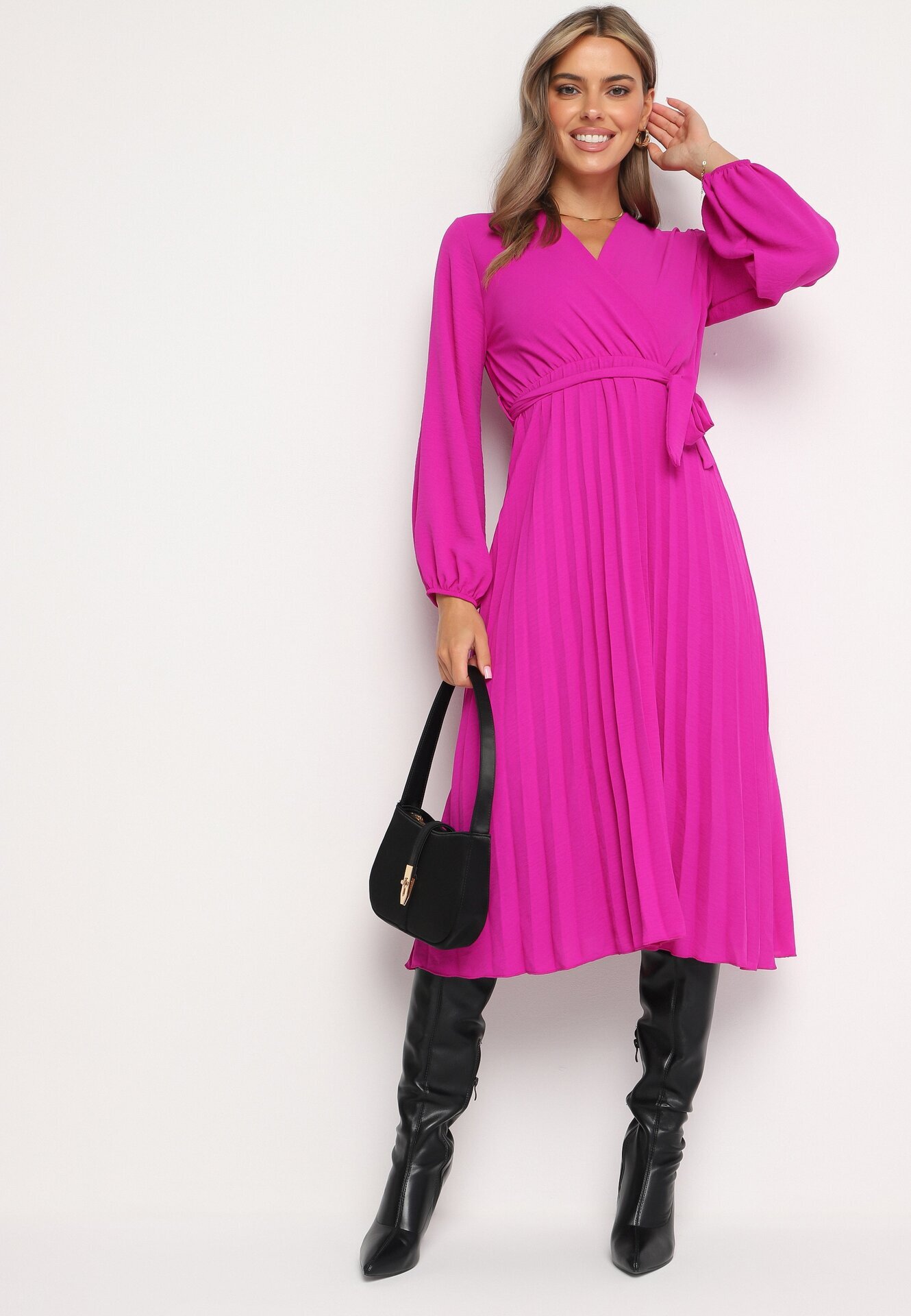 j studio Rochie Fucsia Mesyre
