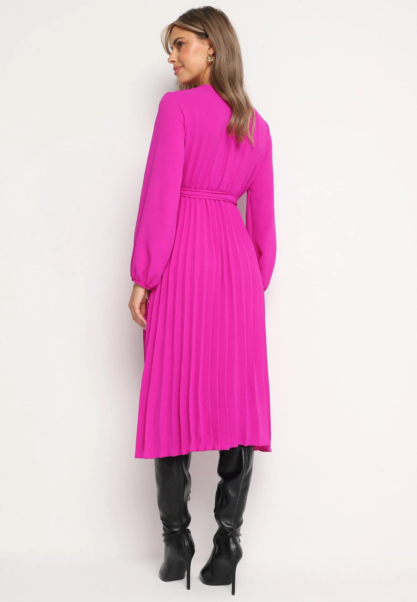 j studio Rochie Fucsia Mesyre