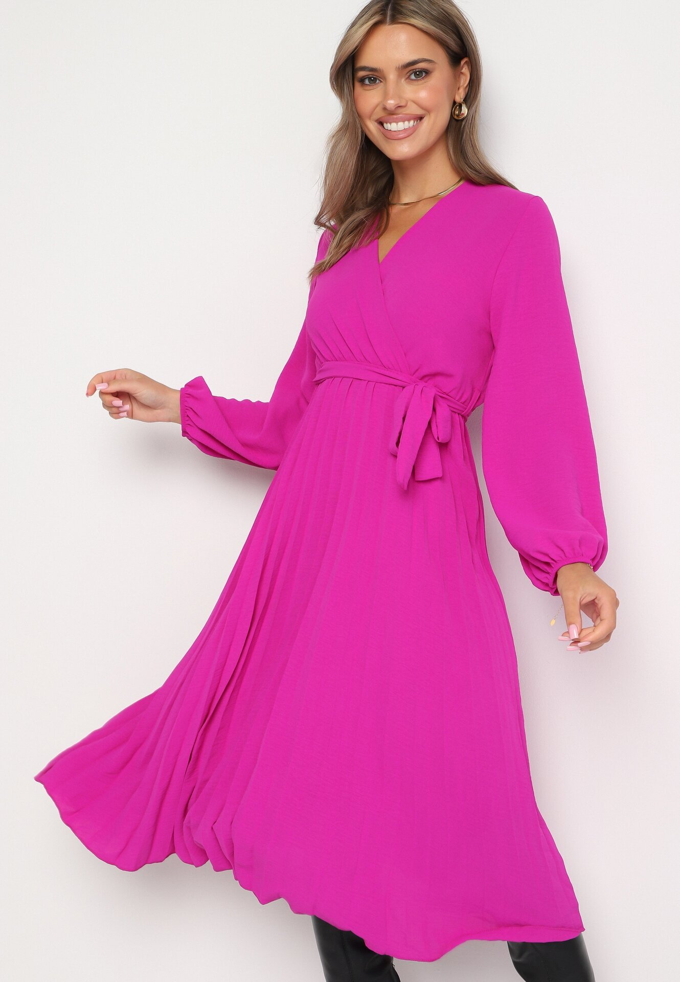 j studio Rochie Fucsia Mesyre