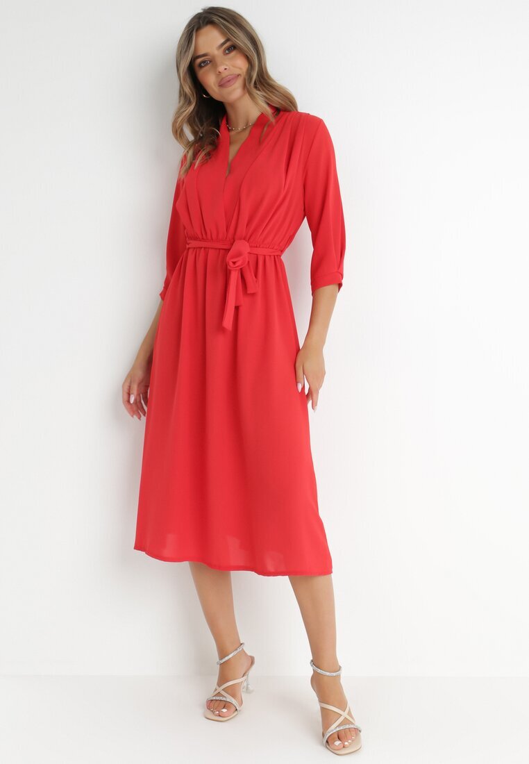 j studio Rochie Roșie Rheniolea