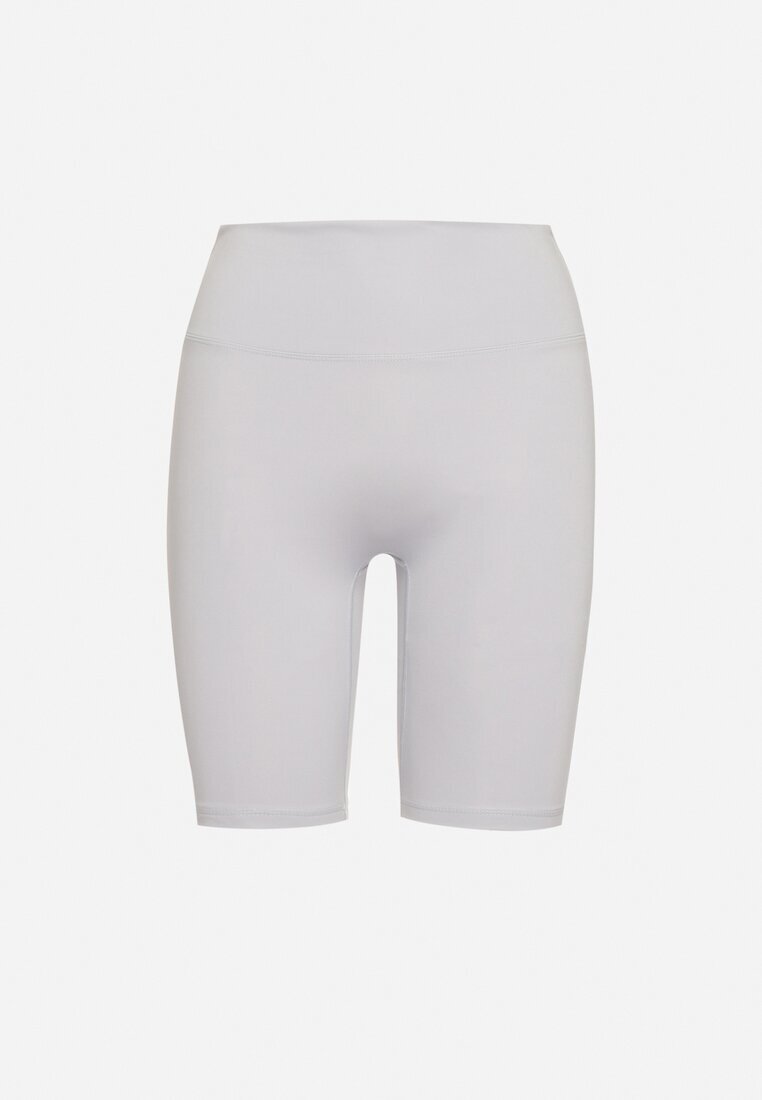 j.style Pantaloni scurți de ciclism Albastru deschis cu talie înaltă și bandă elastică lată în talie Nansileene