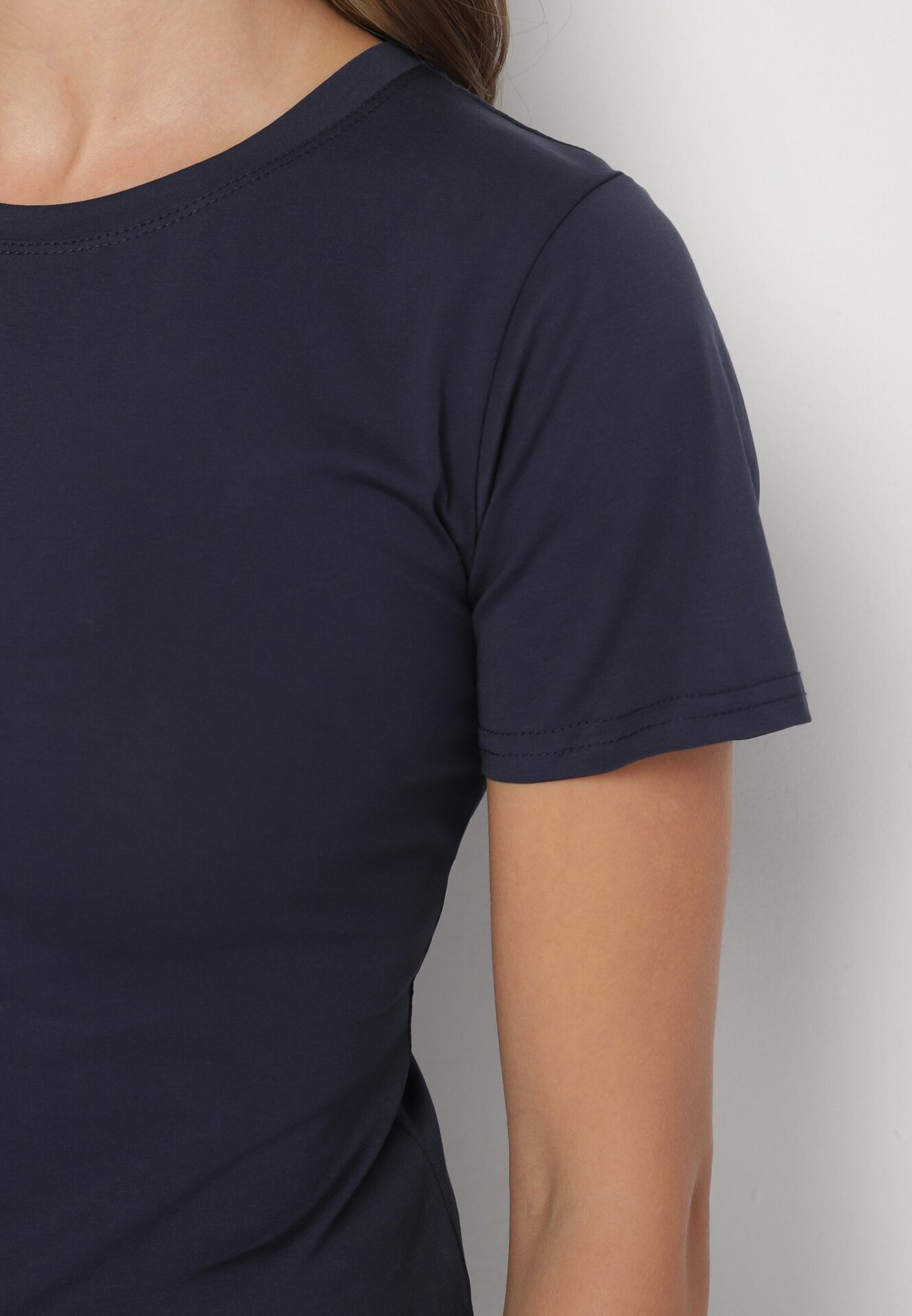 j.style Tricou Clasic Bleumarin din Bumbac Lorali