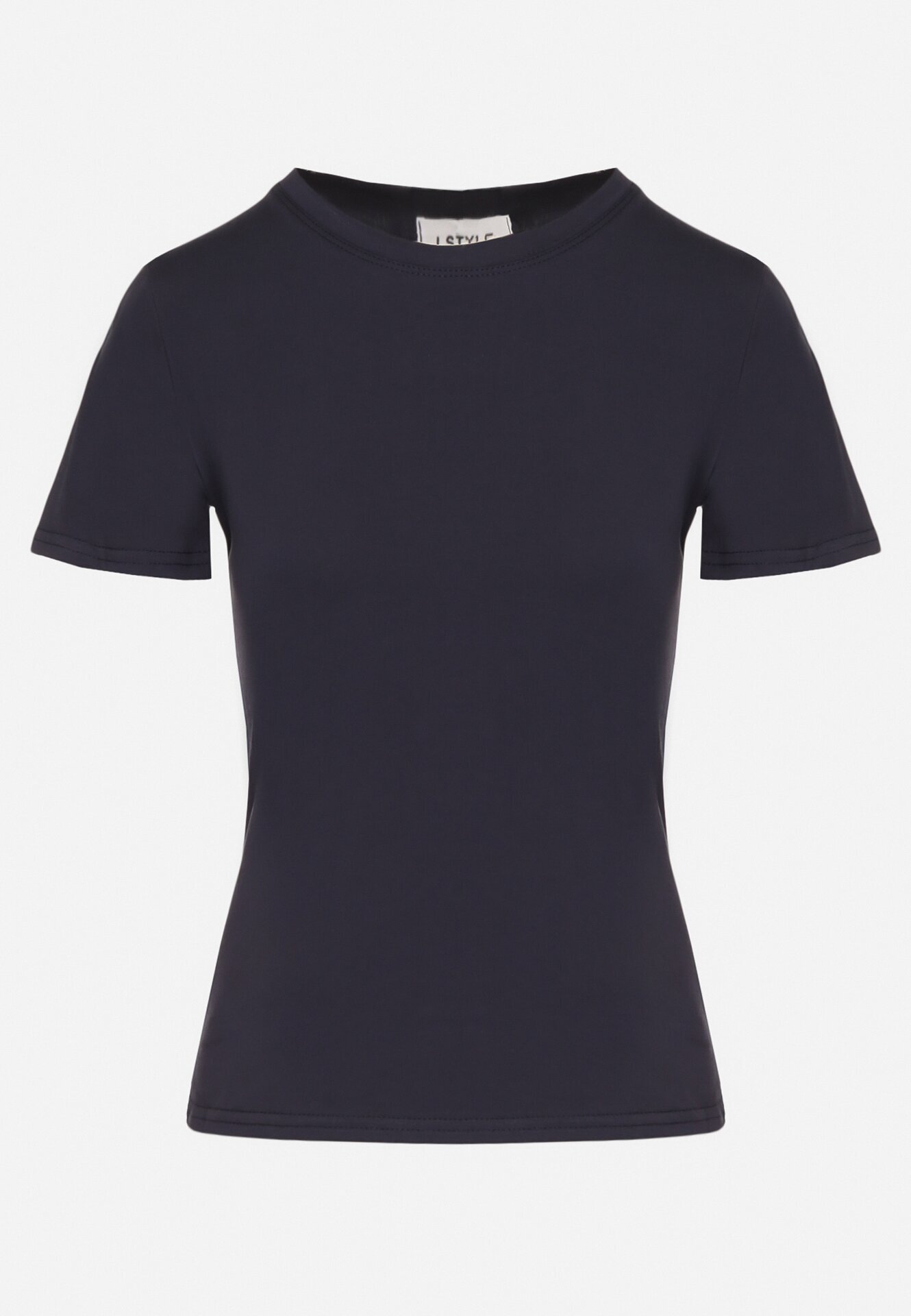 j.style Tricou Clasic Bleumarin din Bumbac Lorali