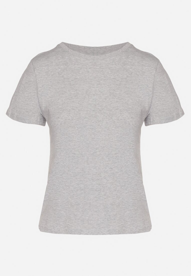 j.style Tricou Gri Clasic din Bumbac Lorali