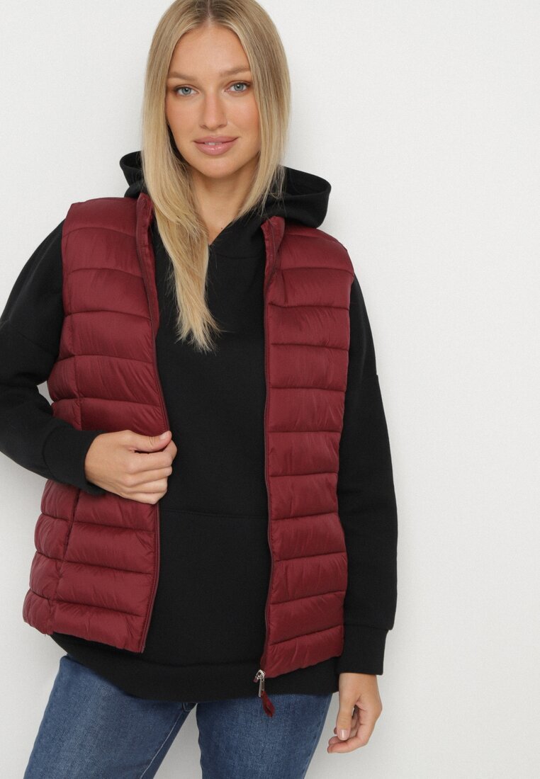 j.style Vestă Matlasată Bordo Sifitta