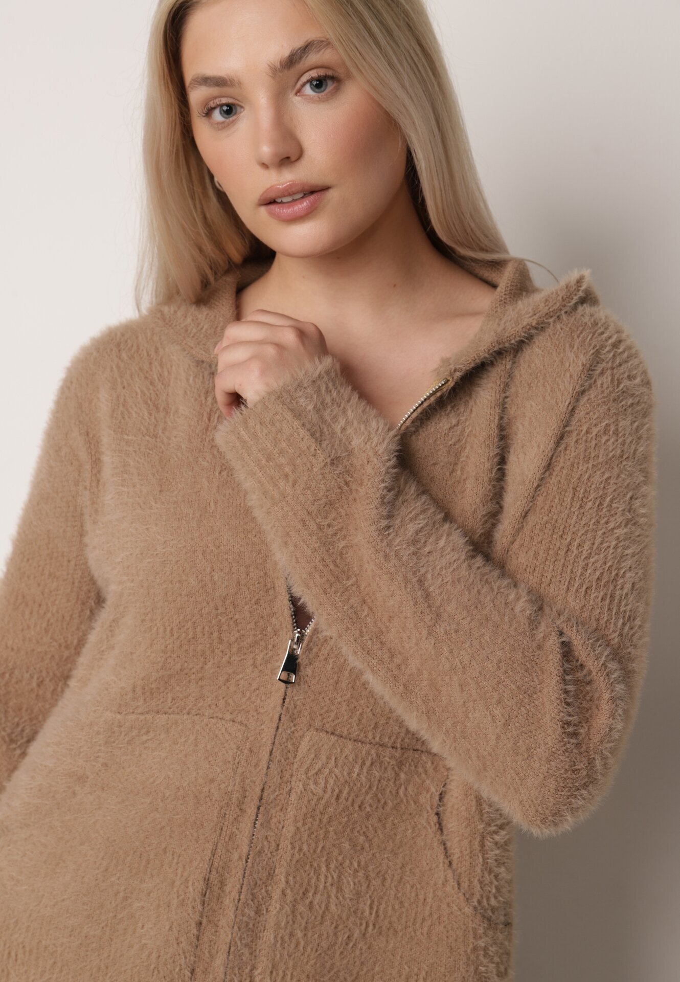 j&x Cardigan Bej închis