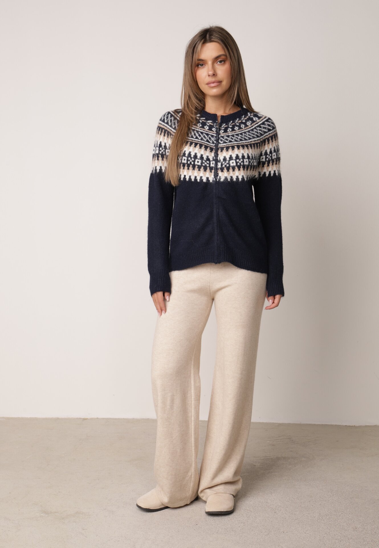 j&x Cardigan Bleumarin