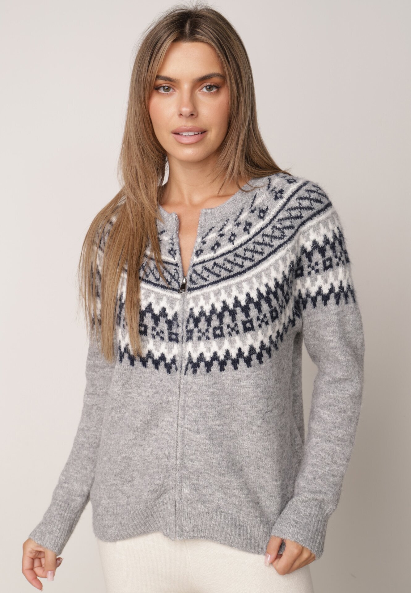 j&x Cardigan Gri