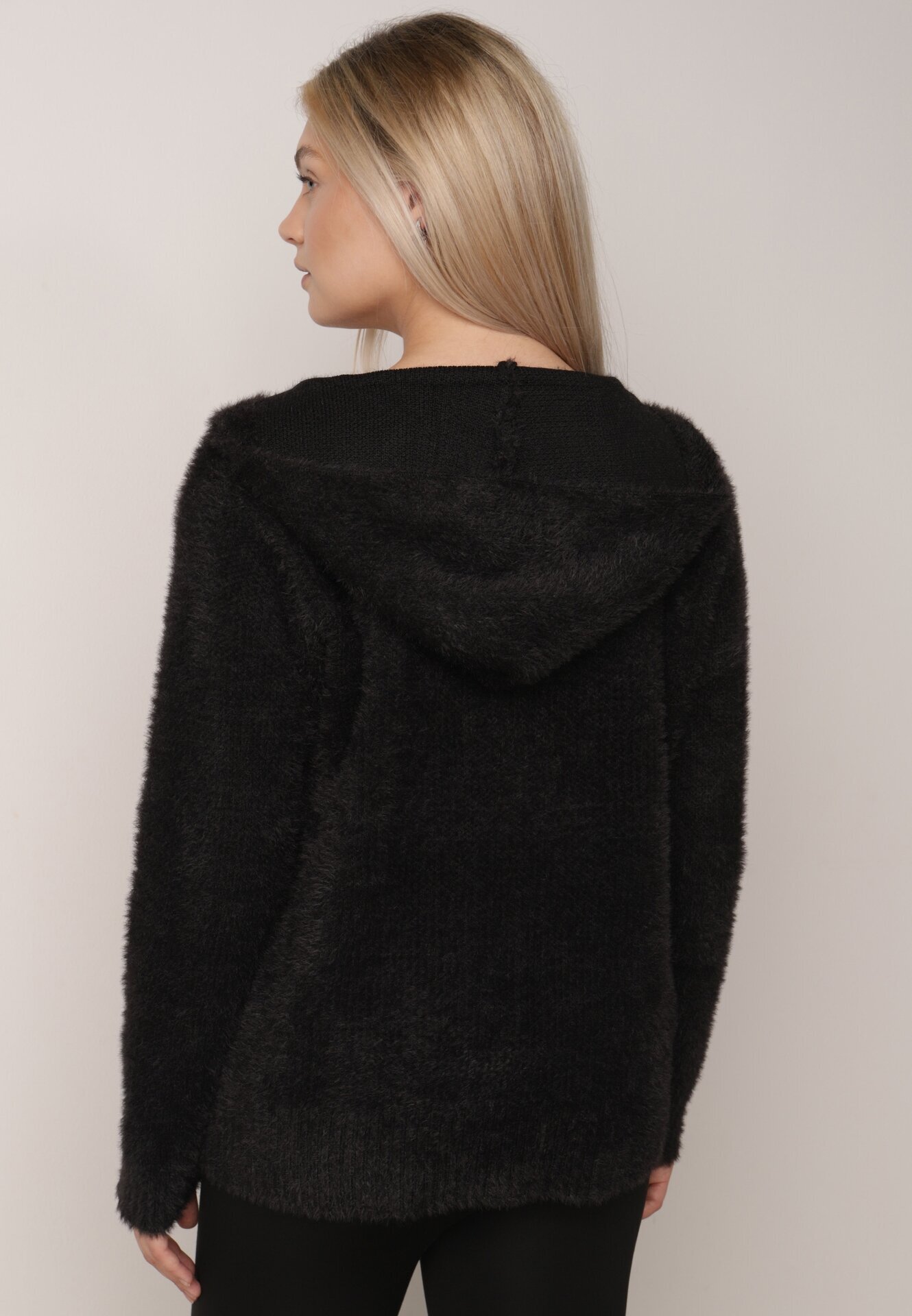 j&x Cardigan Negru