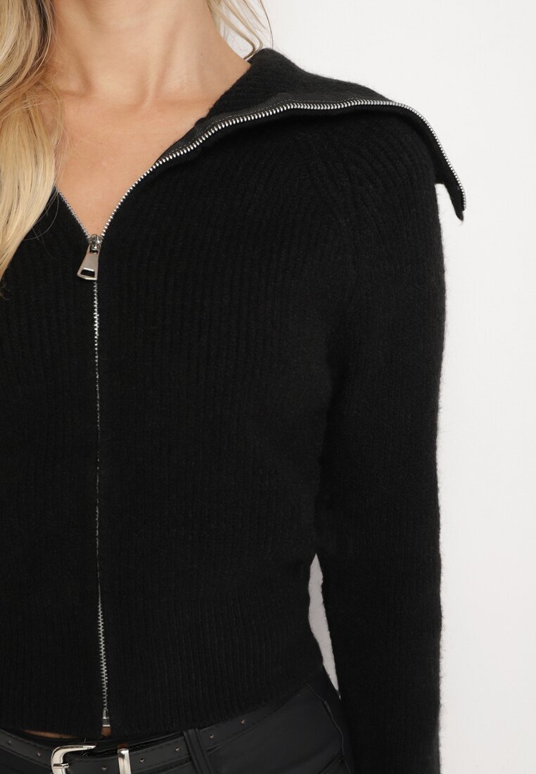 j&x Cardigan Negru