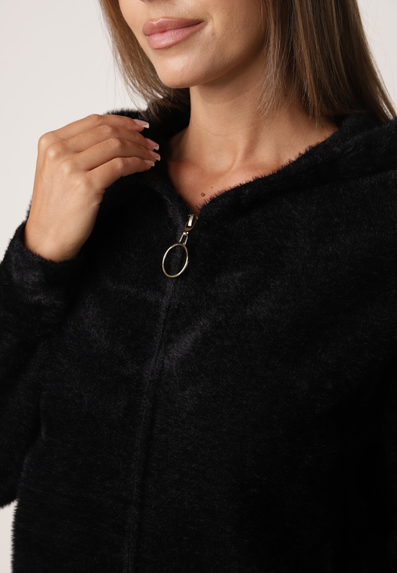 j&x Cardigan Negru